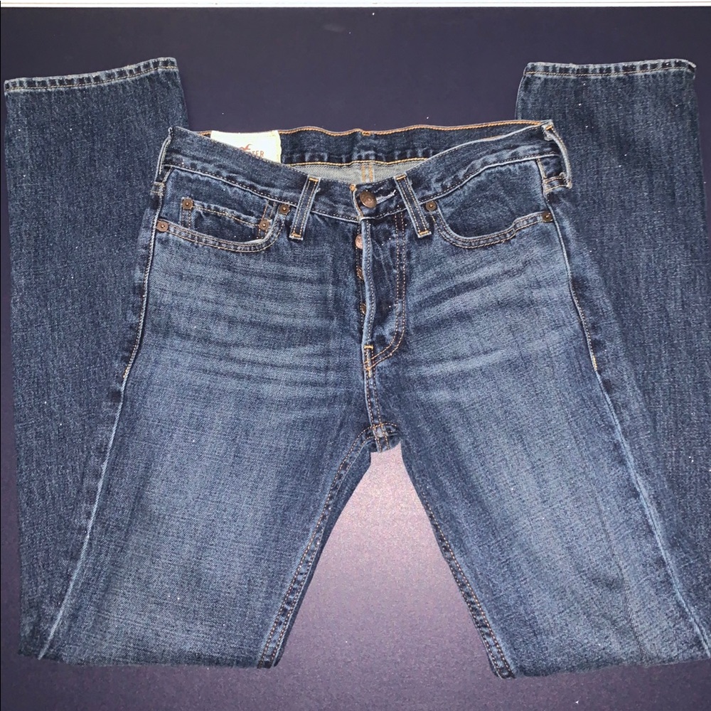Hollister Dark Wash Jeans (Slim Straight)